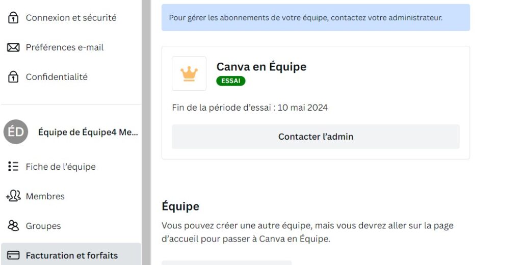 Comment s'inscrire pour un essai gratuit de Canva Pro